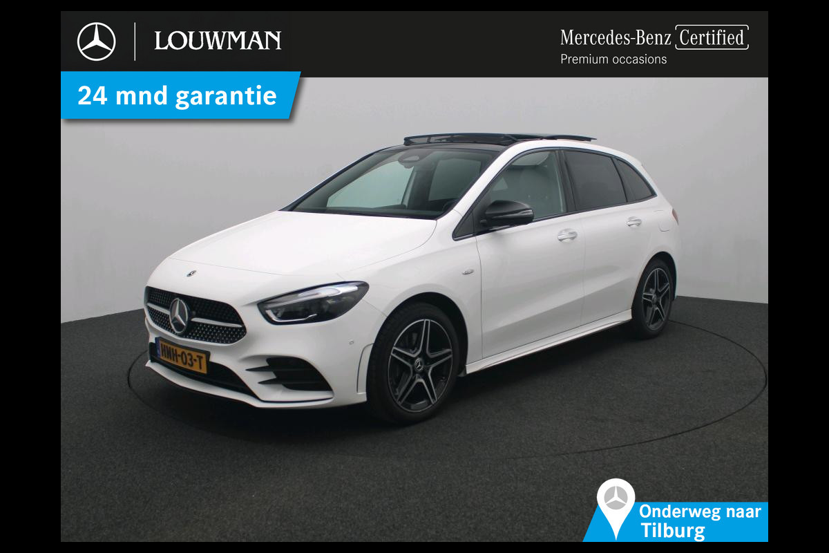 Mercedes-Benz B-Klasse 250 e Business Solution AMG AMG Line | Night Pakket | Panorama Schuif-Kanteldak | Memory Voorstoelen | Parkeerpakket met 360°-camera. Inclusief 24 maanden Mercedes-Benz Certified garantie voor Europa.