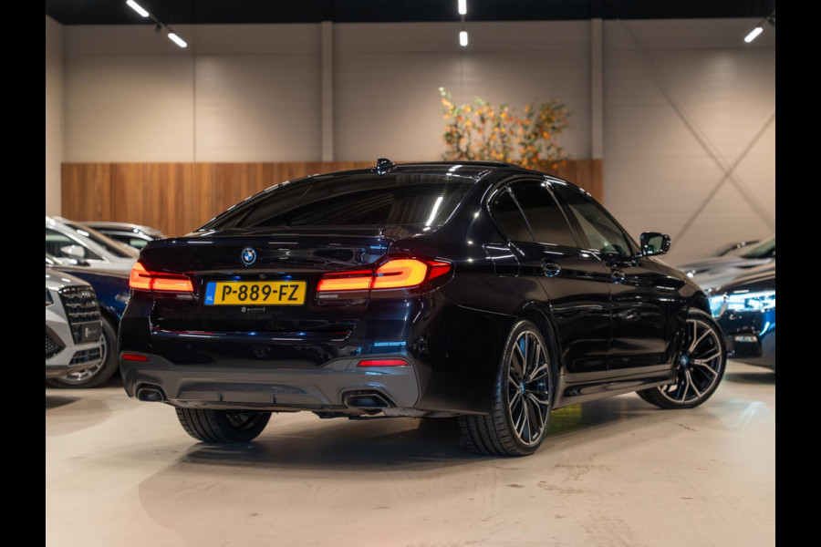 BMW 5 Serie 530e M-Pakket, Shadow Line, Laser Light, Pano, Virtual, Leder, 360 Cam, ACC, Ambiënte Light, PDC, Dealer Onderhouden