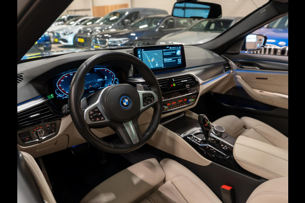 BMW 5 Serie 530e M-Pakket, Shadow Line, Laser Light, Pano, Virtual, Leder, 360 Cam, ACC, Ambiënte Light, PDC, Dealer Onderhouden