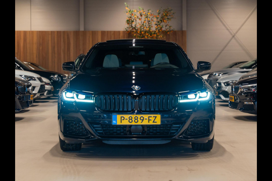 BMW 5 Serie 530e M-Pakket, Shadow Line, Laser Light, Pano, Virtual, Leder, 360 Cam, ACC, Ambiënte Light, PDC, Dealer Onderhouden