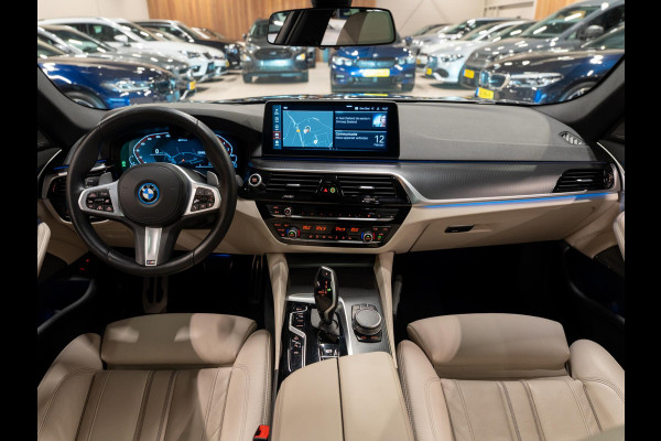 BMW 5 Serie 530e M-Pakket, Shadow Line, Laser Light, Pano, Virtual, Leder, 360 Cam, ACC, Ambiënte Light, PDC, Dealer Onderhouden