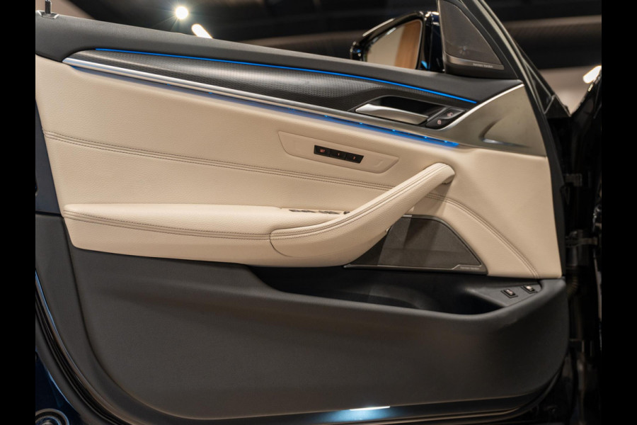 BMW 5 Serie 530e M-Pakket, Shadow Line, Laser Light, Pano, Virtual, Leder, 360 Cam, ACC, Ambiënte Light, PDC, Dealer Onderhouden