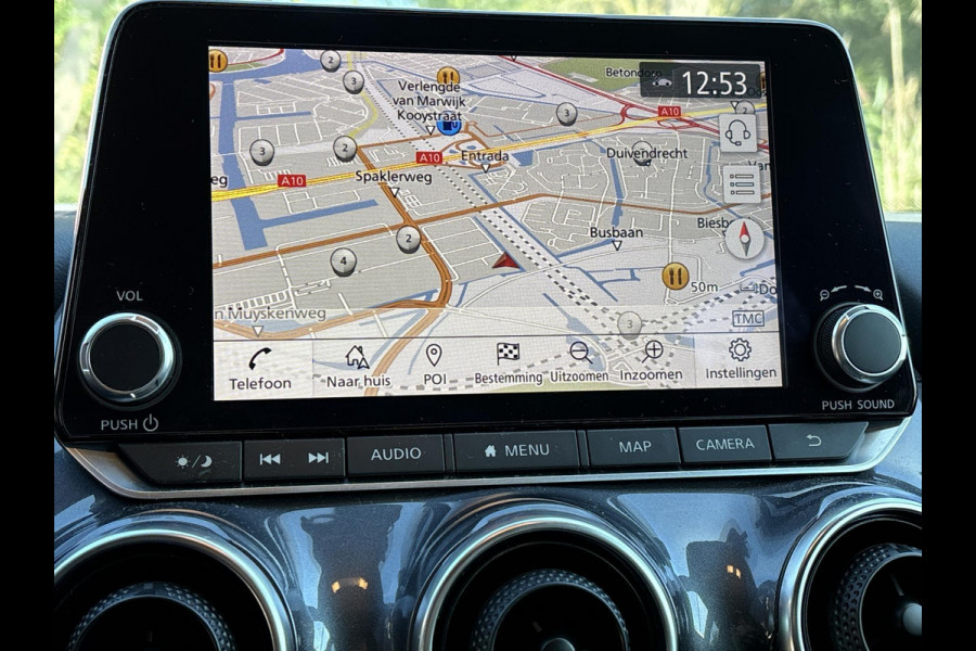 Nissan Juke 1.0 DIG-T N-Design | Half leder stof interieur | 360 graden camera | Navigatie |