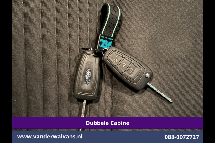 Ford Transit Custom 2.0 TDCI 130pk Automaat L2H1 Dubbele Cabine Euro6 Airco | 2x Zijdeur | 5-Zits | Navigatie | Camera LED, Cruisecontrol, Stoelverwarming, Verwarmde voorruit, Trekhaak, Parkeersensoren