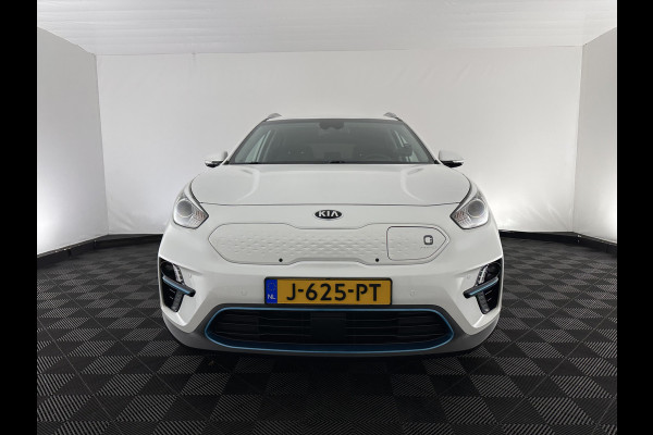 Kia e-Niro DynamicLine 64 kWh [ 3-Fase ] {SOH-100%} (INCL-BTW) Aut.*HEATPUMP | LEATHER-FABRIC | NAVI-FULLMAP | DAB+ | ADAPTIVE-CRUISE | CAMERA | HEATED-COMFORTSEATS | KEYLESS | DIGI-COCKPIT | SHIFTPADDLES | CARPLAY | LANE-ASSIST | 17"ALU*