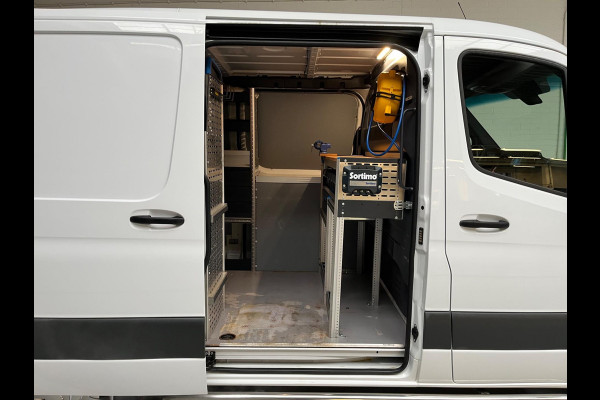 Mercedes-Benz Sprinter SERVICEWAGEN 314 2.2 CDI 140PK euro6 L1H1 Sortimo inrichting, 2xschuifdeur, M-bux, Laadkraan RIJKLAARPRIJS!