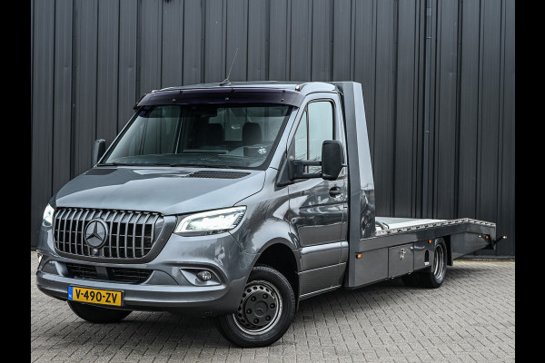 Mercedes-Benz Sprinter 519 3.0 CDI L3 EURO VI-D · NL Auto · Tijhof opbouw · Luchtvering · Trekhaak · Opbergvakken L+R · Distronic · Led · 6 Cillinder ·