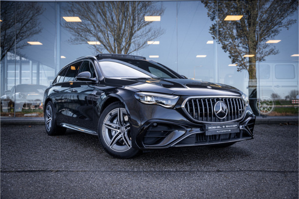 Mercedes-Benz E-Klasse Estate AMG 53 4MATIC+ Hyperscreen ** Massage ** Burmester ** Panodak ** Trekhaak ** Verwarmd stuurwiel ** Standkachel ** Verlichte grille ** Dashcam
