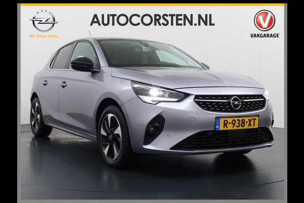 Opel CORSA-E Elegance 50kWh SOH 91% Panoramadak Adap.Cruise Warmtepomp 360°Camera Navi Ecc Apple Carplay Android Auto Pdc Lane Assist Lmv Privacy Glas Regen-Lichtsensor Led Keyless Zeer complete en keurig onderhouden Electrische Opel Corsa