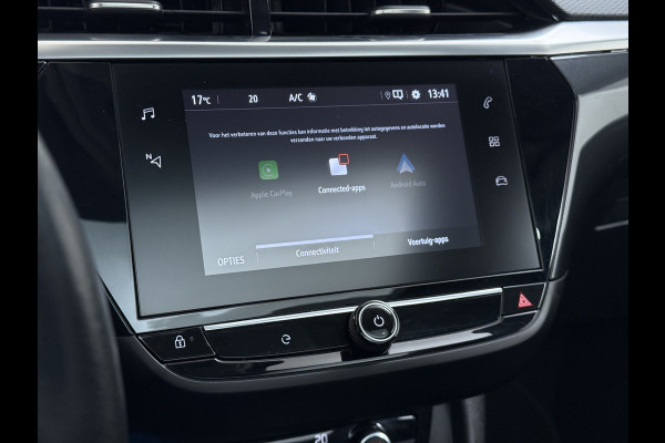 Opel CORSA-E Elegance 50kWh SOH 91% Panoramadak Adap.Cruise Warmtepomp 360°Camera Navi Ecc Apple Carplay Android Auto Pdc Lane Assist Lmv Privacy Glas Regen-Lichtsensor Led Keyless Zeer complete en keurig onderhouden Electrische Opel Corsa