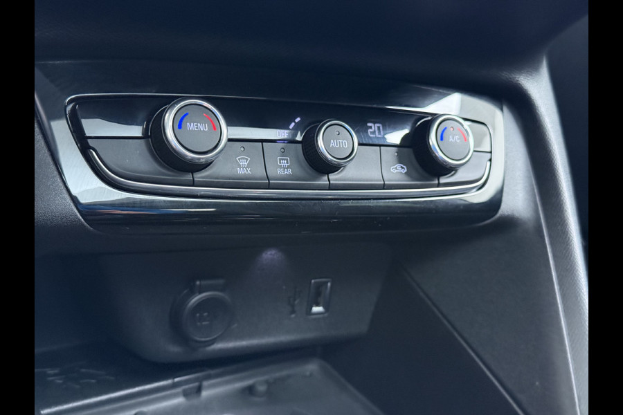 Opel CORSA-E Elegance 50kWh SOH 91% Panoramadak Adap.Cruise Warmtepomp 360°Camera Navi Ecc Apple Carplay Android Auto Pdc Lane Assist Lmv Privacy Glas Regen-Lichtsensor Led Keyless Zeer complete en keurig onderhouden Electrische Opel Corsa