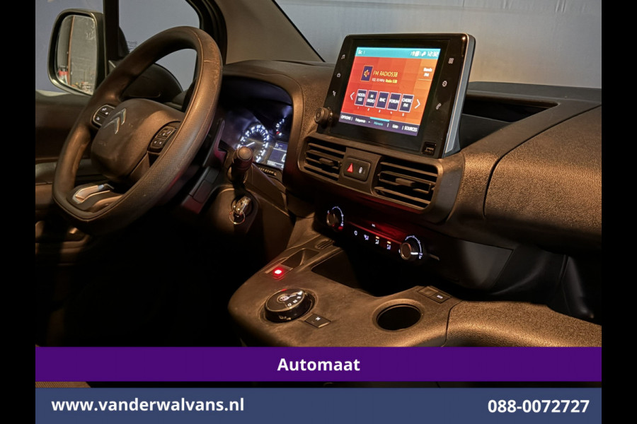 Citroën Berlingo 1.5 BlueHDI 131pk Automaat L1H1 Inrichting Euro6 Airco | 3-Zits | Apple Carplay | Cruisecontrol Android Auto, Parkeersensoren, bijrijdersbank