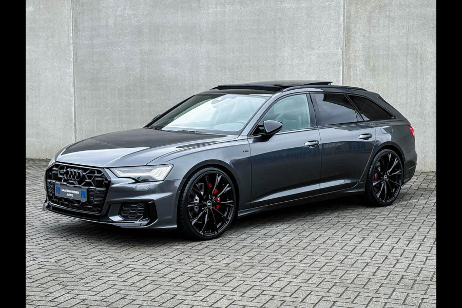 Audi A6 Avant 55TFSI e 367pk Quattro Competition S Edition S-Line FACELIFT! Pano|RS-Kuipstoelen+Memory|HUD|360° View|B&O|HD Matrix