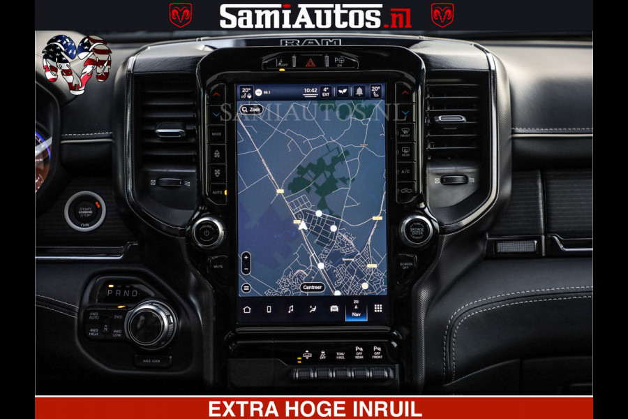 Dodge Ram 1500 LIMITED NIGHT | 5.7 V8 HEMI | HUD | MWK | LUCHTVERING | EERSTE EIGENAAR | BOM VOL ALLE OPTIES | CREW CAB DUBBELE CABINE | 5 PERSOONS | DC | 40000 KM | MEEST VOLLE RAM PICK UP |