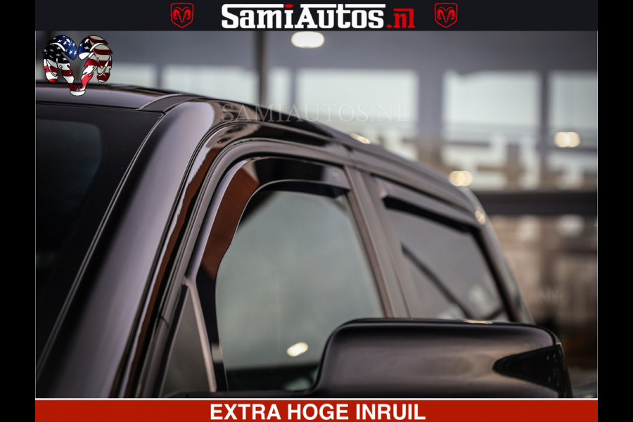 Dodge Ram 1500 LIMITED NIGHT | 5.7 V8 HEMI | HUD | MWK | LUCHTVERING | EERSTE EIGENAAR | BOM VOL ALLE OPTIES | CREW CAB DUBBELE CABINE | 5 PERSOONS | DC | 40000 KM | MEEST VOLLE RAM PICK UP |