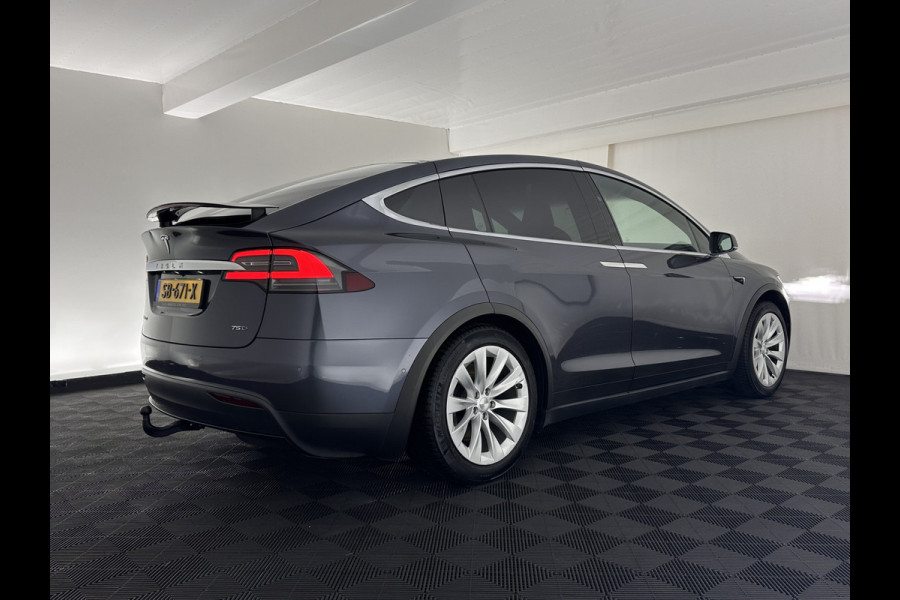 Tesla Model X 75D Base 7-Pers. [ 3-Fase-17kW ] {SOH-88%} Aut. *PANO-WINDOW | AUTOPILOT | LEATHER-FABRIC | TOPVIEW | NAVI-FULLMAP | FULL-LED | AIRSUSPENSION | DIGI-COCKPIT | KEYLESS | CAMERA | DAB+ | HEATED-COMFORTSEATS | 20''ALU*