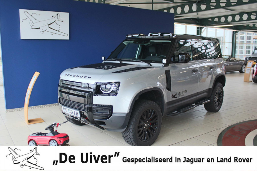 Land Rover Defender D240 110 S 7 Seater incl. Btw / BPM geel kenteken „De Uiver” Special Lier