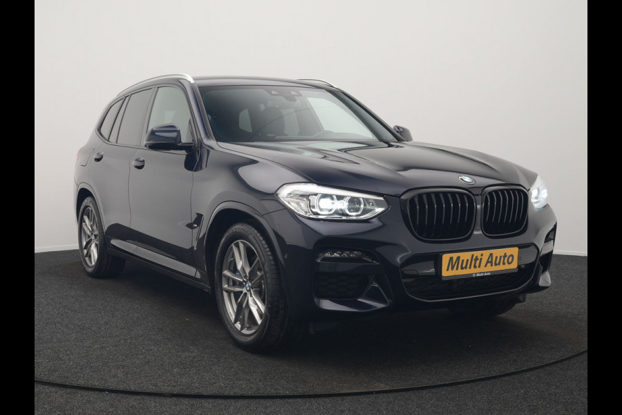 BMW X3 xDrive30e M Sport Plug In Hybrid 293pk Dealer O.H. PHEV | Head Up | 360 Camera | Lederen Sportstoelen Verwarmd | Sfeerverlichting | Keyless | Blis | Virtual | Navigatie | DAB | Cruise Control | Carbon Schwarz Metallic |