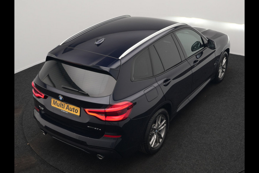 BMW X3 xDrive30e M Sport Plug In Hybrid 293pk Dealer O.H. PHEV | Head Up | 360 Camera | Lederen Sportstoelen Verwarmd | Sfeerverlichting | Keyless | Blis | Virtual | Navigatie | DAB | Cruise Control | Carbon Schwarz Metallic |