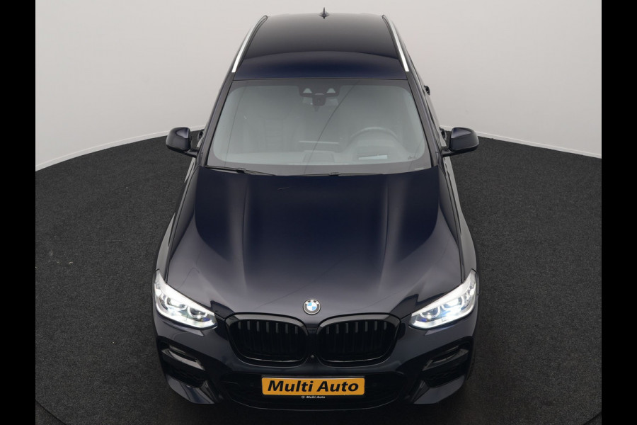 BMW X3 xDrive30e M Sport Plug In Hybrid 293pk Dealer O.H. PHEV | Head Up | 360 Camera | Lederen Sportstoelen Verwarmd | Sfeerverlichting | Keyless | Blis | Virtual | Navigatie | DAB | Cruise Control | Carbon Schwarz Metallic |