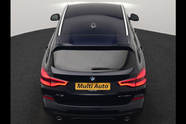 BMW X3 xDrive30e M Sport Plug In Hybrid 293pk Dealer O.H. PHEV | Head Up | 360 Camera | Lederen Sportstoelen Verwarmd | Sfeerverlichting | Keyless | Blis | Virtual | Navigatie | DAB | Cruise Control | Carbon Schwarz Metallic |