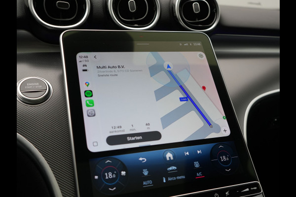 Mercedes-Benz C-Klasse Estate 300 e Avantgarde Plug In Hybrid 313pk Dealer O.H. PHEV | Panodak | 360 Camera | Lederen Sportstoelen & Stuur Verwarmd | Sfeerverlichting | Apple Carplay | Blis | Navigatie | Cruise Control | Virtual | DAB |