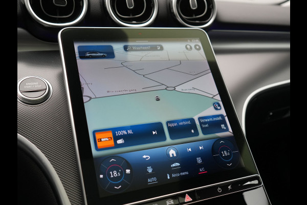 Mercedes-Benz C-Klasse Estate 300 e Avantgarde Plug In Hybrid 313pk Dealer O.H. PHEV | Panodak | 360 Camera | Lederen Sportstoelen & Stuur Verwarmd | Sfeerverlichting | Apple Carplay | Blis | Navigatie | Cruise Control | Virtual | DAB |