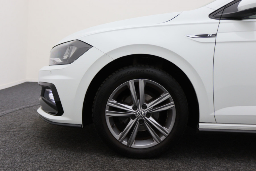 Volkswagen Polo 1.0 TSI Highline Business R-Line Leder/Stof, Virtual Cockpit, ACC, Apple Carplay, Climate, PDC, DAB, 16''