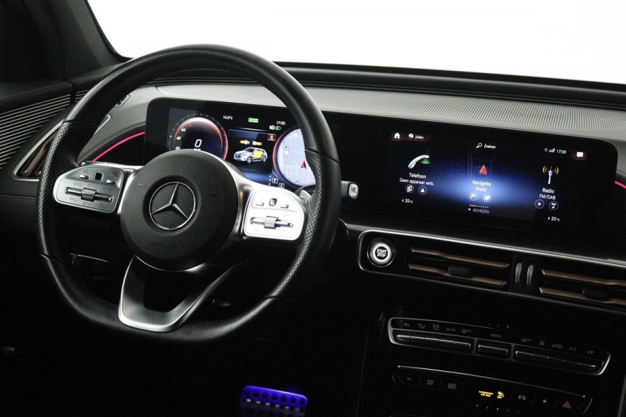 Mercedes-Benz EQC 400 4MATIC Business Solution AMG 80 kWh (SFEERVERLICHTING, STOELVERWARMING, ACHTERUITRIJCAMERA, ELEKTR STOELEN)