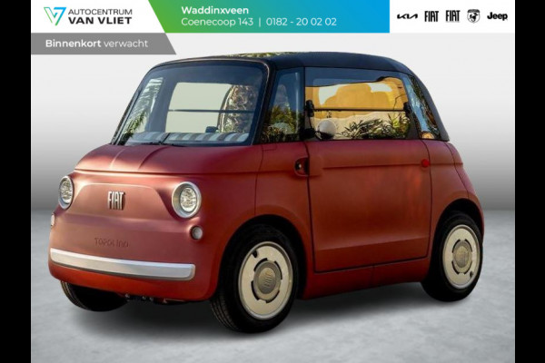 Fiat TOPOLINO Base | Rosso Corallo | Private Lease € 175,-* | Actieradius 75km | Rijklaar