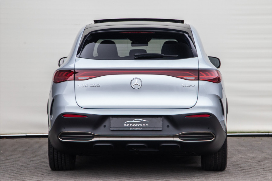 Mercedes-Benz EQE SUV 500 4Matic AMG Premium Plus, Vierwielsturing, Pano, Luchtvering, Burmester, Head-up, Distronic, Nightpack, 408pk