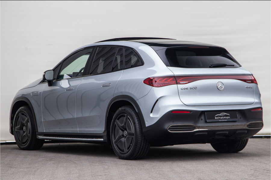 Mercedes-Benz EQE SUV 500 4Matic AMG Premium Plus, Vierwielsturing, Pano, Luchtvering, Burmester, Head-up, Distronic, Nightpack, 408pk