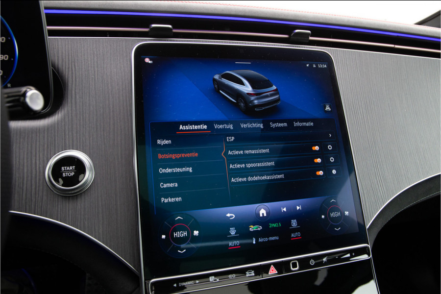 Mercedes-Benz EQE SUV 500 4Matic AMG Premium Plus, Vierwielsturing, Pano, Luchtvering, Burmester, Head-up, Distronic, Nightpack, 408pk