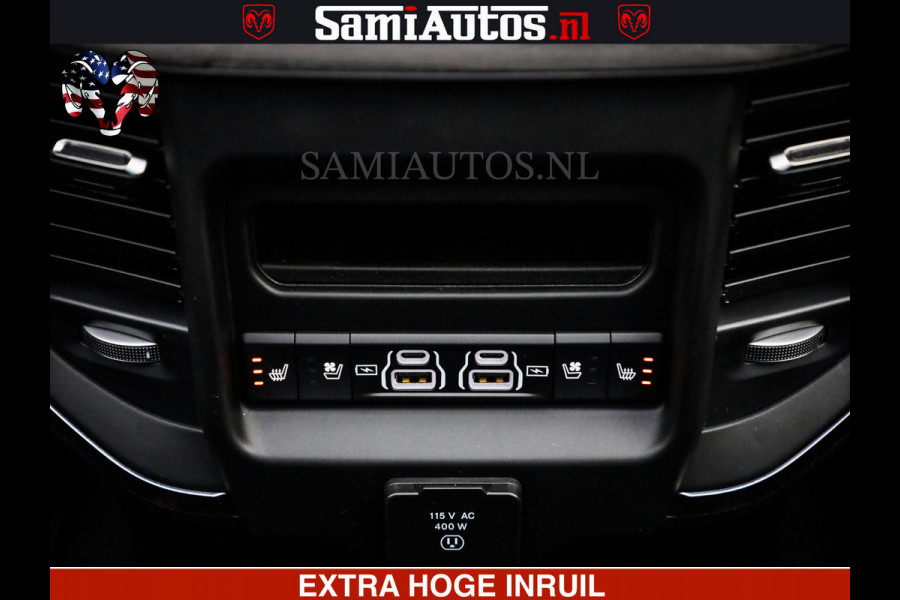 Dodge Ram 1500 Limited Night H.O 540HP 706Nm | Massage + Full Option | De Meest Luxe en Volle Pick-Up in zijn Klasse | Comfortabele Dubbele Cabine met Royale 5 Zitplaatsen | BPM vrij | Nu Leverbaar uit Voorraad | Voorraad Nr 2334 - 5409