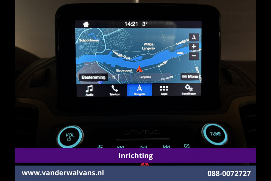 Ford Transit Connect 1.5 EcoBlue 120pk L2H1 Inrichting Euro6 Airco | 3-Zits | Camera | Navigatie | Cruisecontrol | Android Auto Stoelverwarming, Verwarmde voorruit, 1500kg Trekhaak, Parkeersensoren, Bijrijdersbank