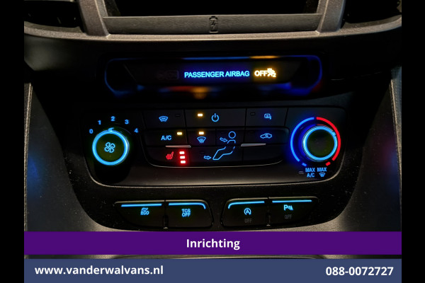 Ford Transit Connect 1.5 EcoBlue 120pk L2H1 Inrichting Euro6 Airco | 3-Zits | Camera | Navigatie | Cruisecontrol | Android Auto Stoelverwarming, Verwarmde voorruit, 1500kg Trekhaak, Parkeersensoren, Bijrijdersbank