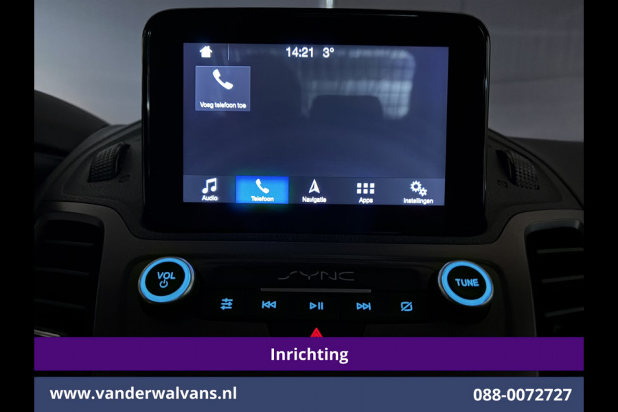 Ford Transit Connect 1.5 EcoBlue 120pk L2H1 Inrichting Euro6 Airco | 3-Zits | Camera | Navigatie | Cruisecontrol | Android Auto Stoelverwarming, Verwarmde voorruit, 1500kg Trekhaak, Parkeersensoren, Bijrijdersbank