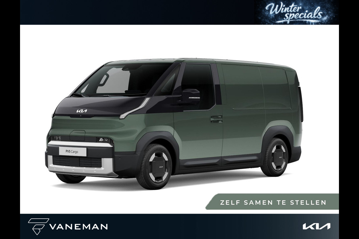 Kia PV5 L2H1 Elite Executive 71.2 kWh | Stoel ventilatie voor | Gratis batterijupgrade | € 2.500,- accessoires of 2.99% rente op financiering | Zelf samenstellen