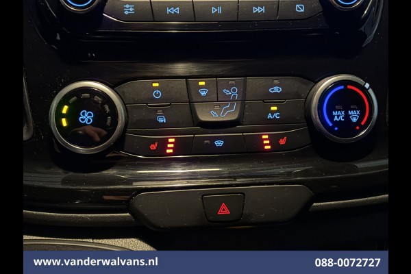 Ford Transit Custom 2.0 TDCI 131pk L2H1 Trail Edition Euro6 Airco | Imperiaal | Camera | Navigatie | 2800kg Trekhaak | LED Apple Carplay, Cruisecontrol, Stoelverwarming, Verwarmde voorruit, Leder, LM velgen, Parkeersensoren, Bijrijdersbank