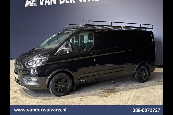 Ford Transit Custom 2.0 TDCI 131pk L2H1 Trail Edition Euro6 Airco | Imperiaal | Camera | Navigatie | 2800kg Trekhaak | LED Apple Carplay, Cruisecontrol, Stoelverwarming, Verwarmde voorruit, Leder, LM velgen, Parkeersensoren, Bijrijdersbank