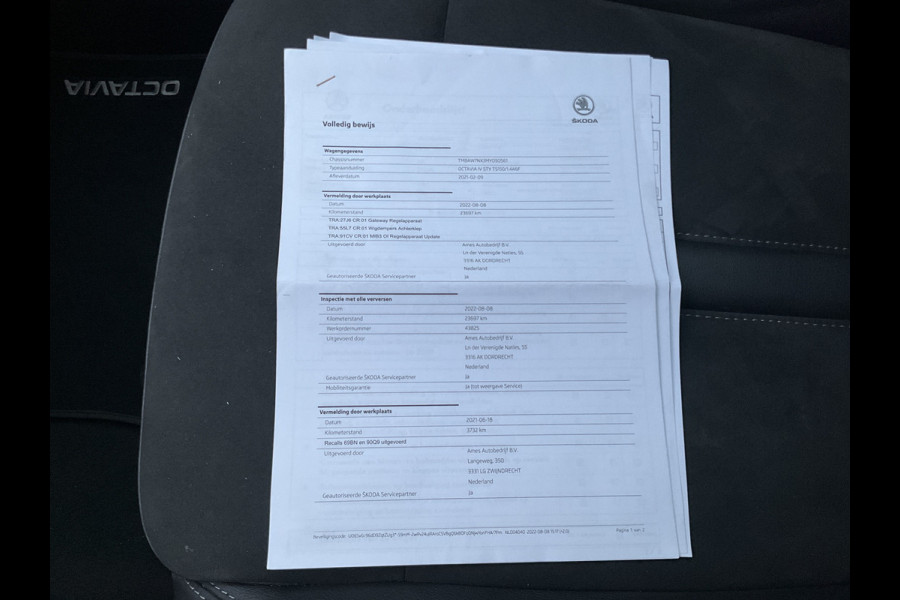 Škoda Octavia 1.4 TSI iV 259pk PHEV Carplay Cam Stoelverw. Business Edition Plus Plug-in