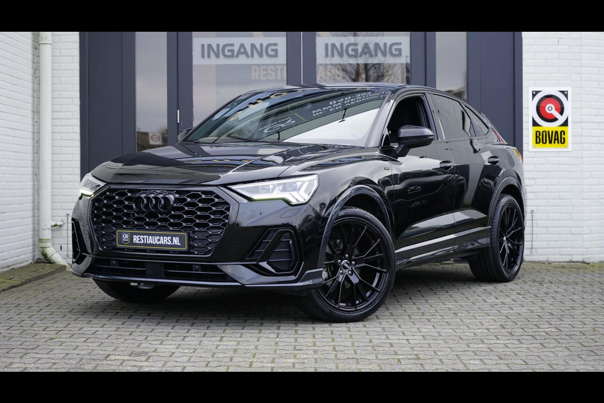 Audi Q3 Sportback 35 TFSI 3x S-Line BLACK OPTIK AUTOMAAT-AUDI SOUND-CAMERA-CARPLAY-KEYLESS-MATRIX-NAVIGATIE