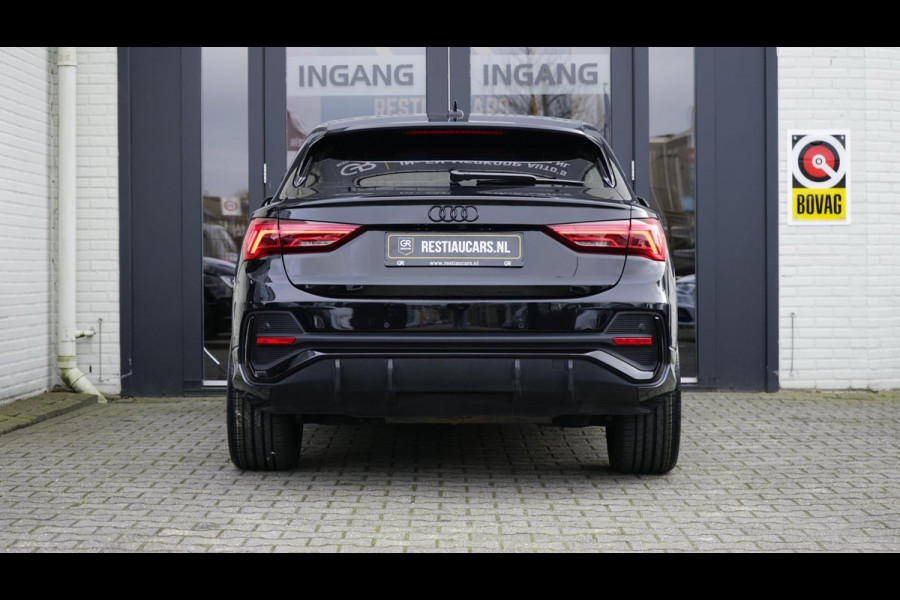 Audi Q3 Sportback 35 TFSI 3x S-Line BLACK OPTIK AUTOMAAT-AUDI SOUND-CAMERA-CARPLAY-KEYLESS-MATRIX-NAVIGATIE