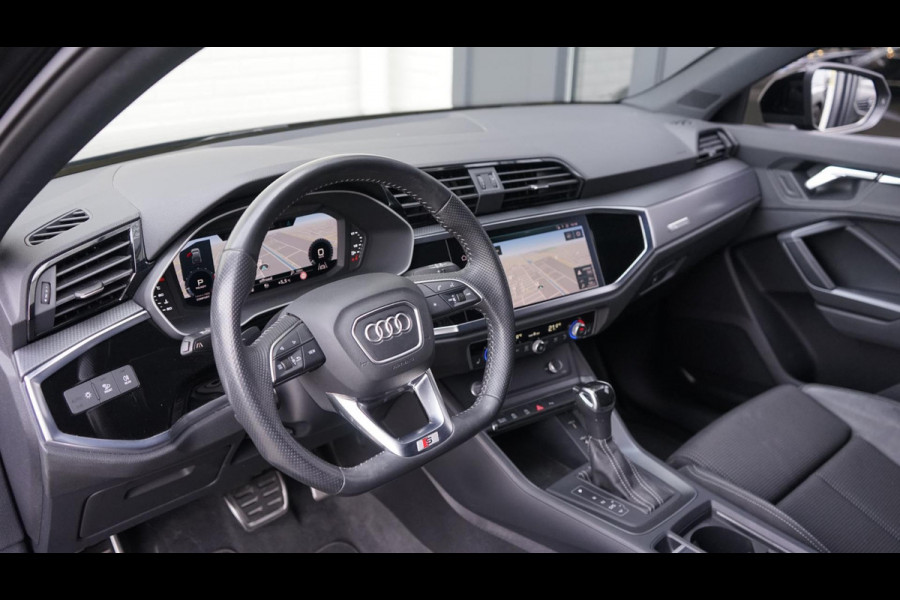 Audi Q3 Sportback 35 TFSI 3x S-Line BLACK OPTIK AUTOMAAT-AUDI SOUND-CAMERA-CARPLAY-KEYLESS-MATRIX-NAVIGATIE