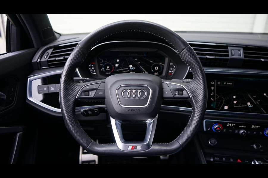 Audi Q3 Sportback 35 TFSI 3x S-Line BLACK OPTIK AUTOMAAT-AUDI SOUND-CAMERA-CARPLAY-KEYLESS-MATRIX-NAVIGATIE