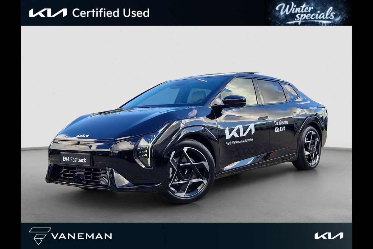 Kia EV4 Fastback GT-PlusLine 81.4 kWh | Dodehoekcamera | Stoelventilatie | Pano | 360 Camera | HUD |