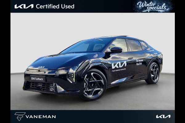Kia EV4 Fastback GT-PlusLine 81.4 kWh | Dodehoekcamera | Stoelventilatie | Pano | 360 Camera | HUD |