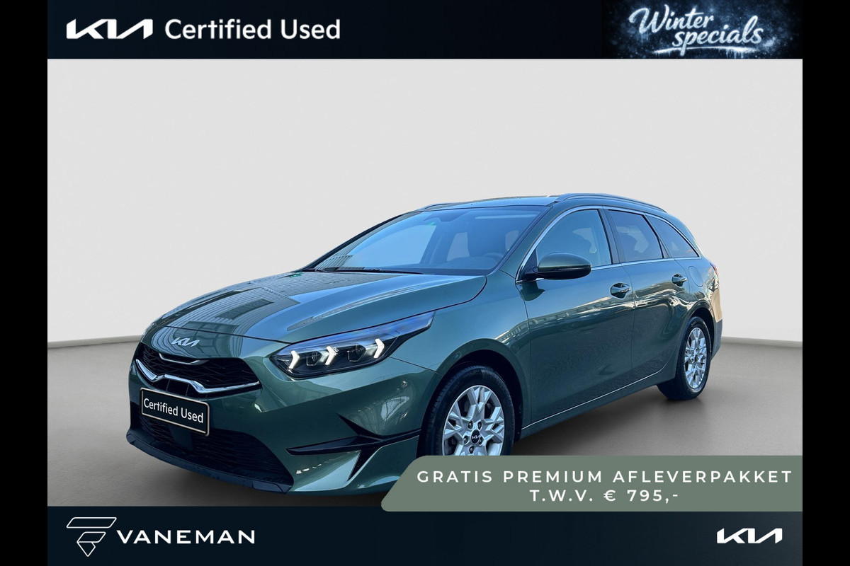 Kia Ceed Sportswagon 1.0 T-GDi DynamicPlusLine Camera | Navi | H-Leder | Stuur-/Stoelverwarming | Clima | Key-Less | Apple CarPlay/Android Auto | PDC | Cruise | LED |