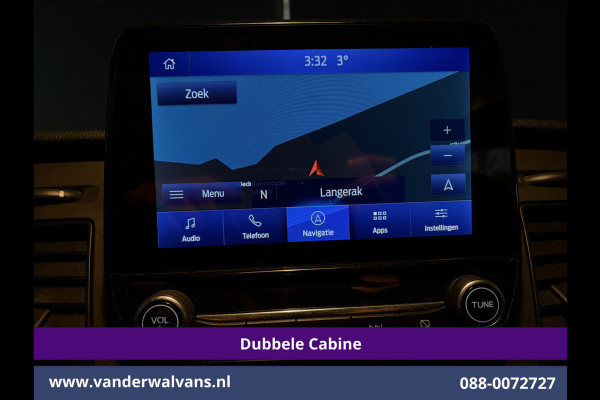 Ford Transit Custom 2.0 TDCI 130pk Automaat L2H1 Dubbele Cabine Inrichting Euro6 Airco | 5-Zits | Navigatie | LED Cruisecontrol, Stoelverwarming, Verwarmde Voorruit, Trekhaak, Parkeersensoren