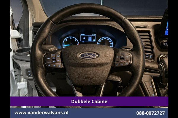 Ford Transit Custom 2.0 TDCI 130pk Automaat L2H1 Dubbele Cabine Inrichting Euro6 Airco | 5-Zits | Navigatie | LED Cruisecontrol, Stoelverwarming, Verwarmde Voorruit, Trekhaak, Parkeersensoren